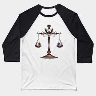 Libra Zodiac Sign Baseball T-Shirt